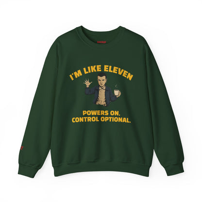 Funny 11th Birthday Crewneck Sweatshirt