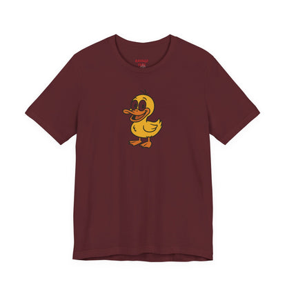 Cute Duck Graphic Tee for Animal Lovers, Unisex T-Shirt, Funny Gift Idea, Casual Wear, Summer Outfit