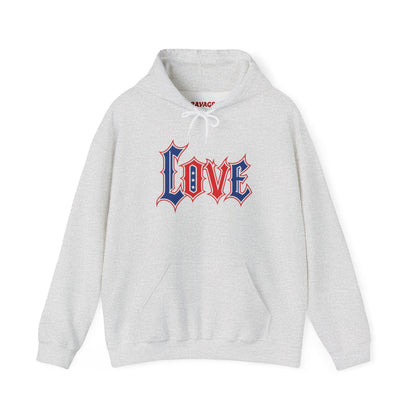 Unisex Hooded Sweatshirt with 'LOVE' Design - Cozy Gift for Friends, Valentine's Day, Casual Wear, Relaxation, Everyday Use