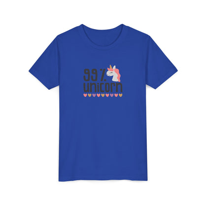99% Unicorn Youth Tee - Fun & Whimsical Shirt for Kids