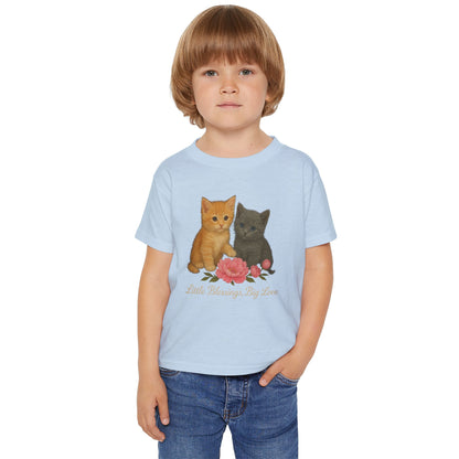 Cute Kittens with Rose "Little Blessings, Big Love"