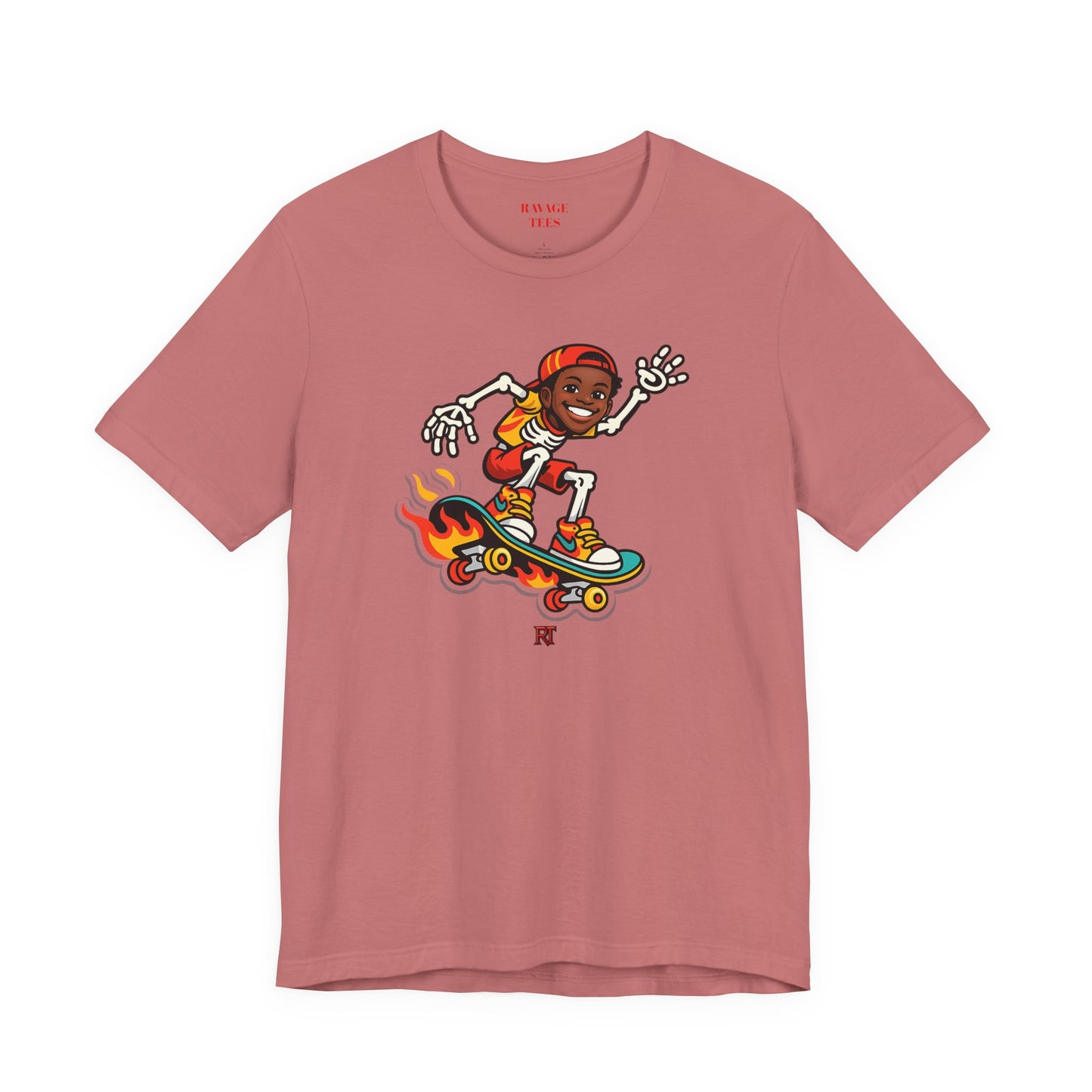 Skateboard Skeleton Tee