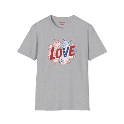 Soft Unisex Freedom & Love Graphic Tee | Gift & Daily Wear
