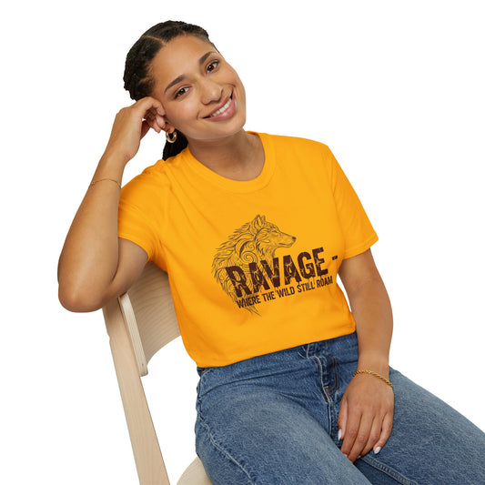 RAVAGE Where the Wild Still Roam Tee | Vintage Adventure Graphic T-Shirt, Unisex Outdoors Apparel, Camping & Nature Lovers Gift