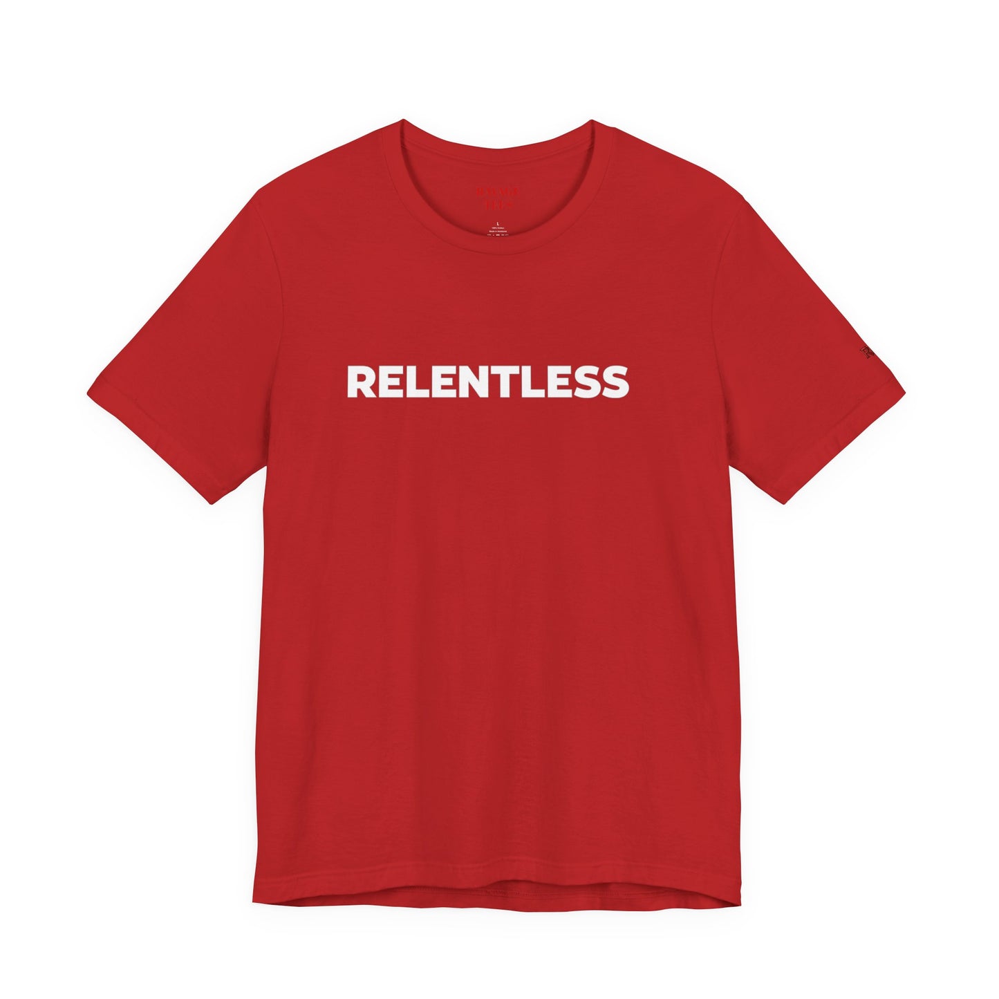 Relentless Graphic Tee — Motivational Athletic T-Shirt