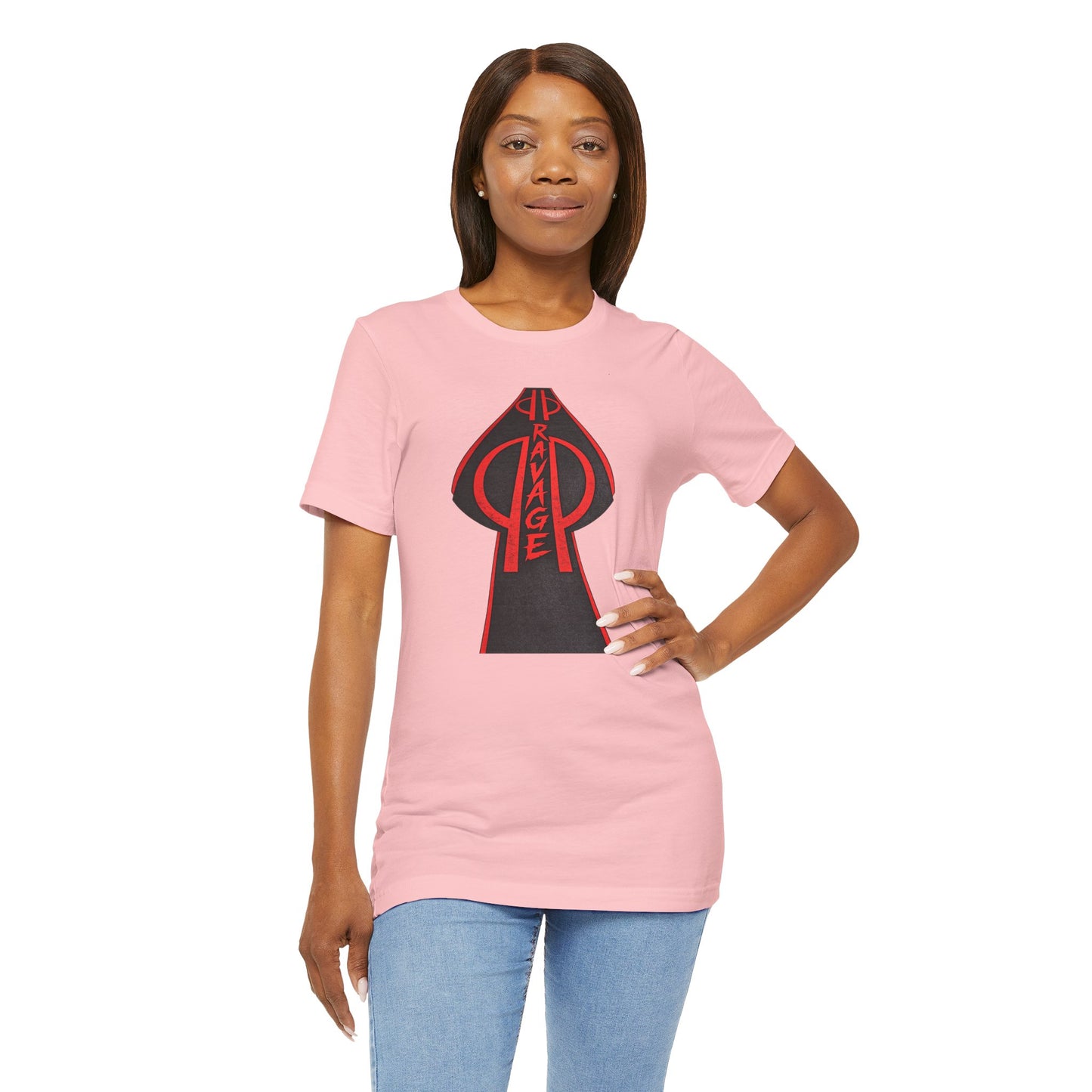 RAVAGE Black & Red Arrowhead Tee