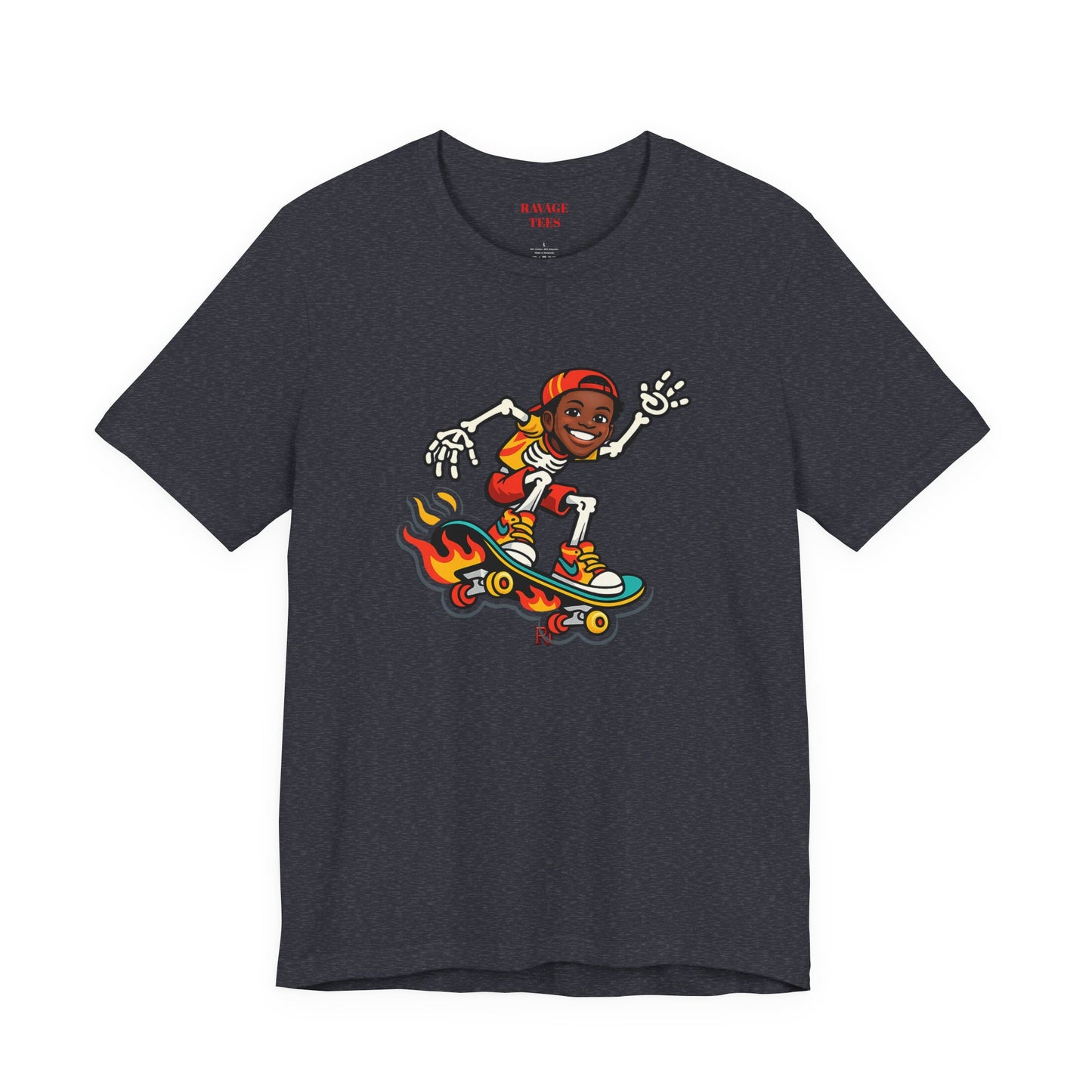 Skateboard Skeleton Tee