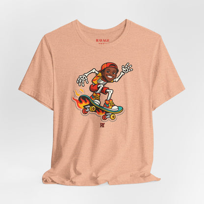 Skateboard Skeleton Tee