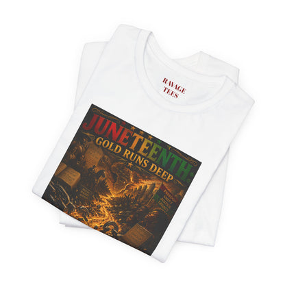 Juneteenth 'Gold Runs Deep' T-Shirt