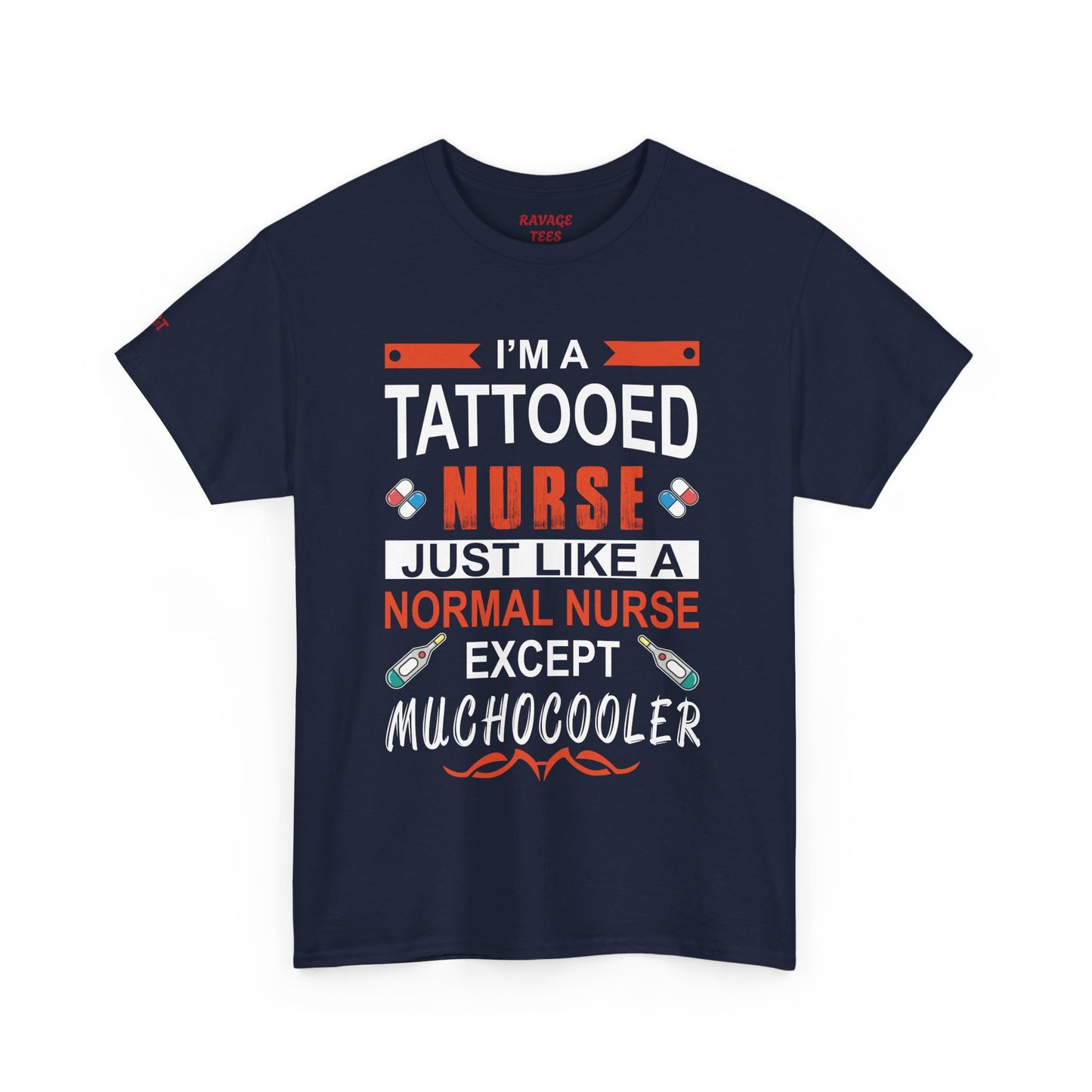 Tattooed Nurse Tee - Unisex Cotton Shirt for Nurse Appreciation, Medical Humor Tee, Fun [...]