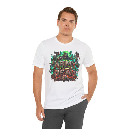 Army of the Dead Graphic T-Shirt – Neon Zombie Horror Tee