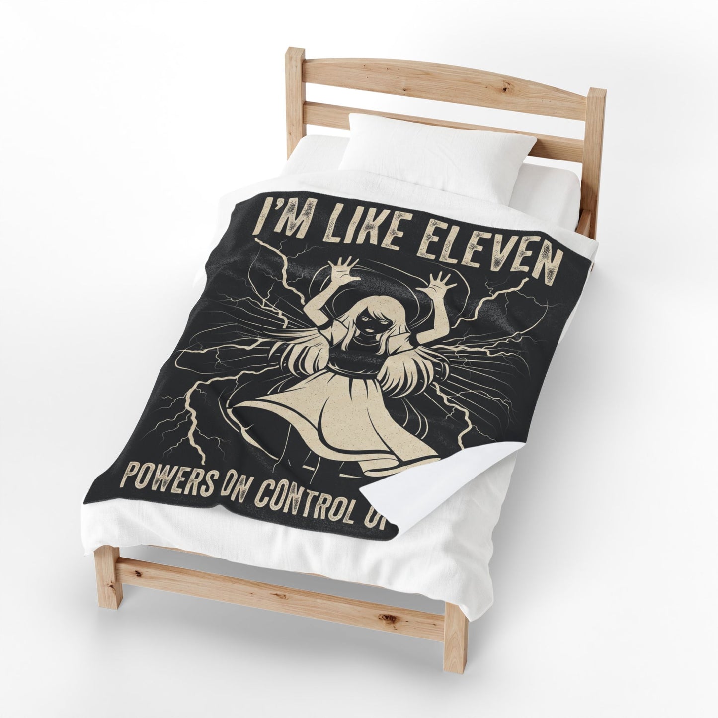 Eleven Powers Velveteen Plush Blanket