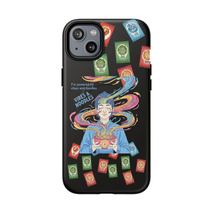 Noodle Lover Phone Case: Vibrant Cute Foodie Magnetic Anime Style