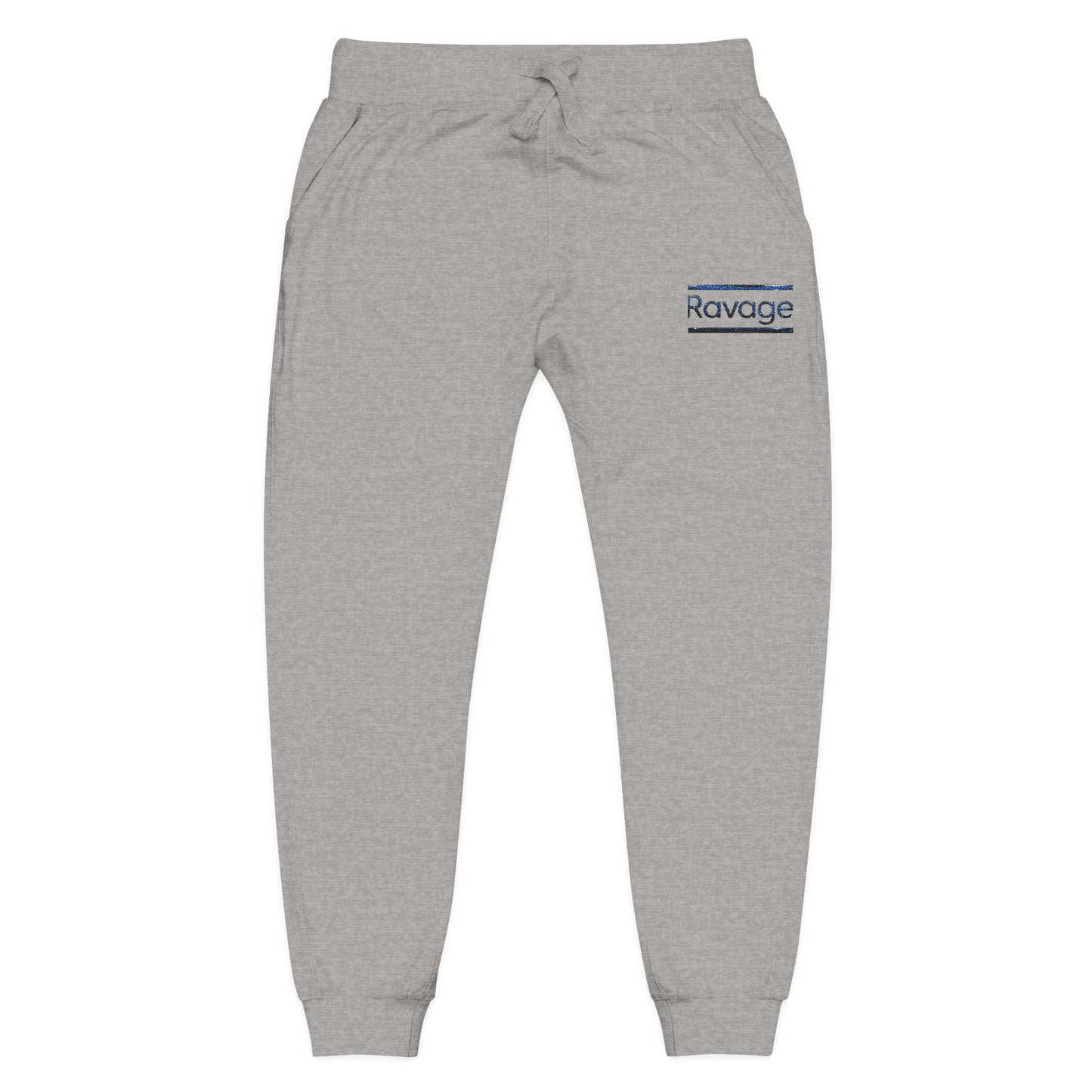 Ravage Embroidered Fleece Sweatpants — Cozy Joggers