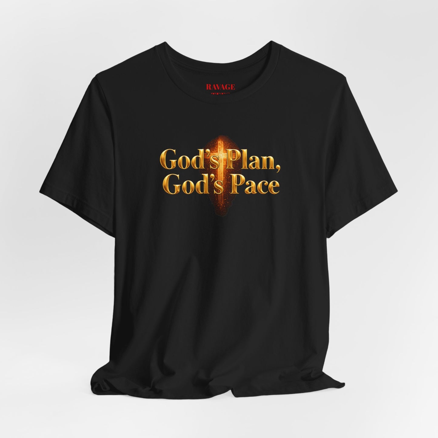 Christian Tee "God's Plan, God's Pace"