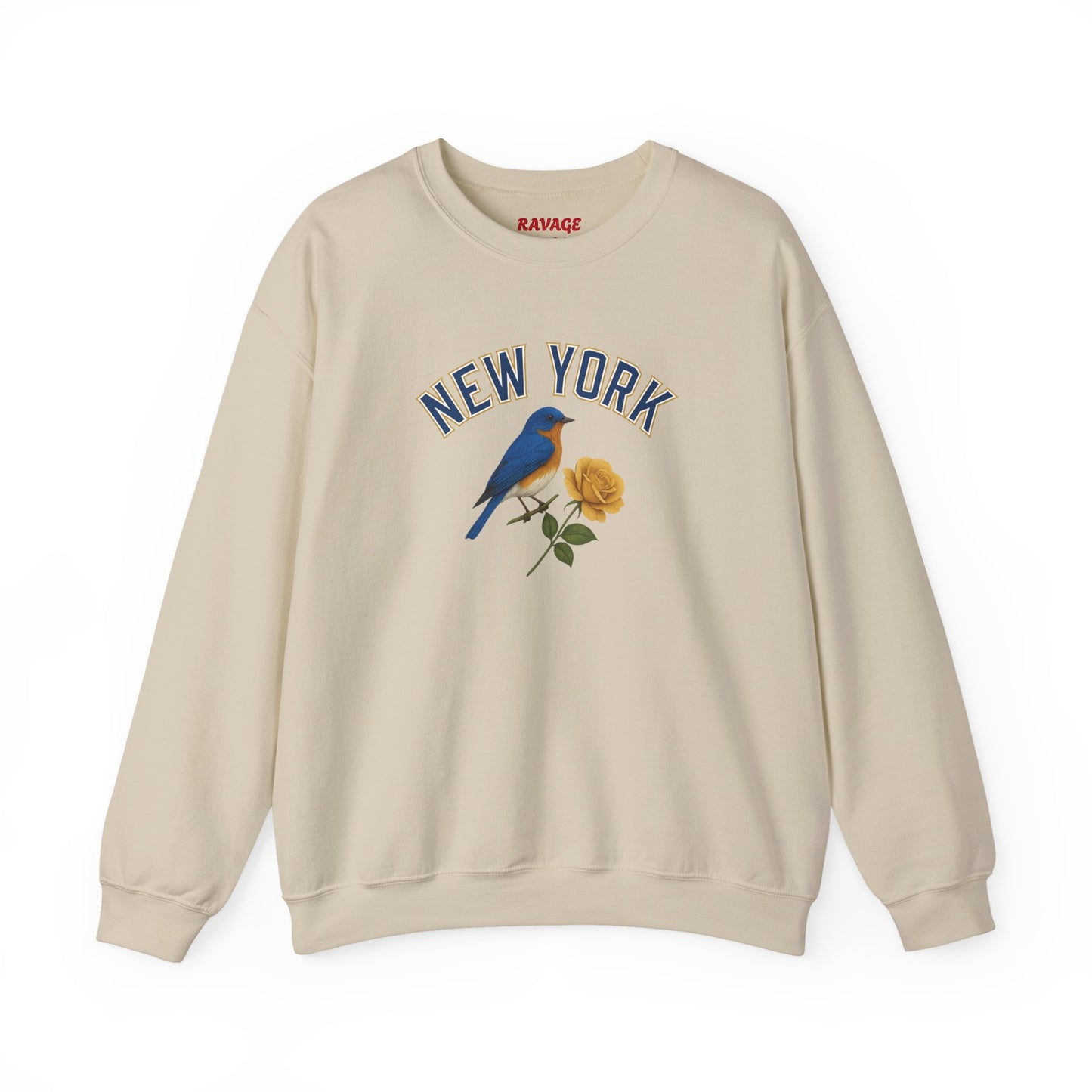 RAVAGE New York Vibe Unisex Crewneck Sweatshirt-Cozy Street wear