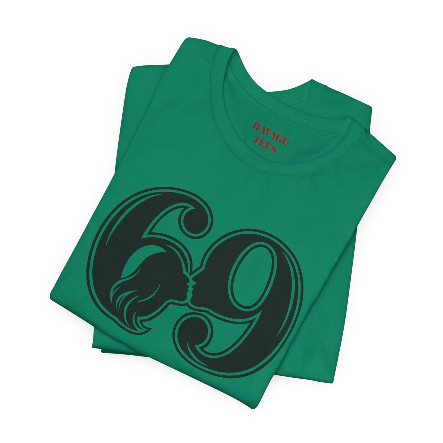 69 Retro Swirl Number Tee
