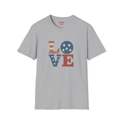 Soft Unisex Freedom & Love Graphic Tee | Gift & Daily Wear