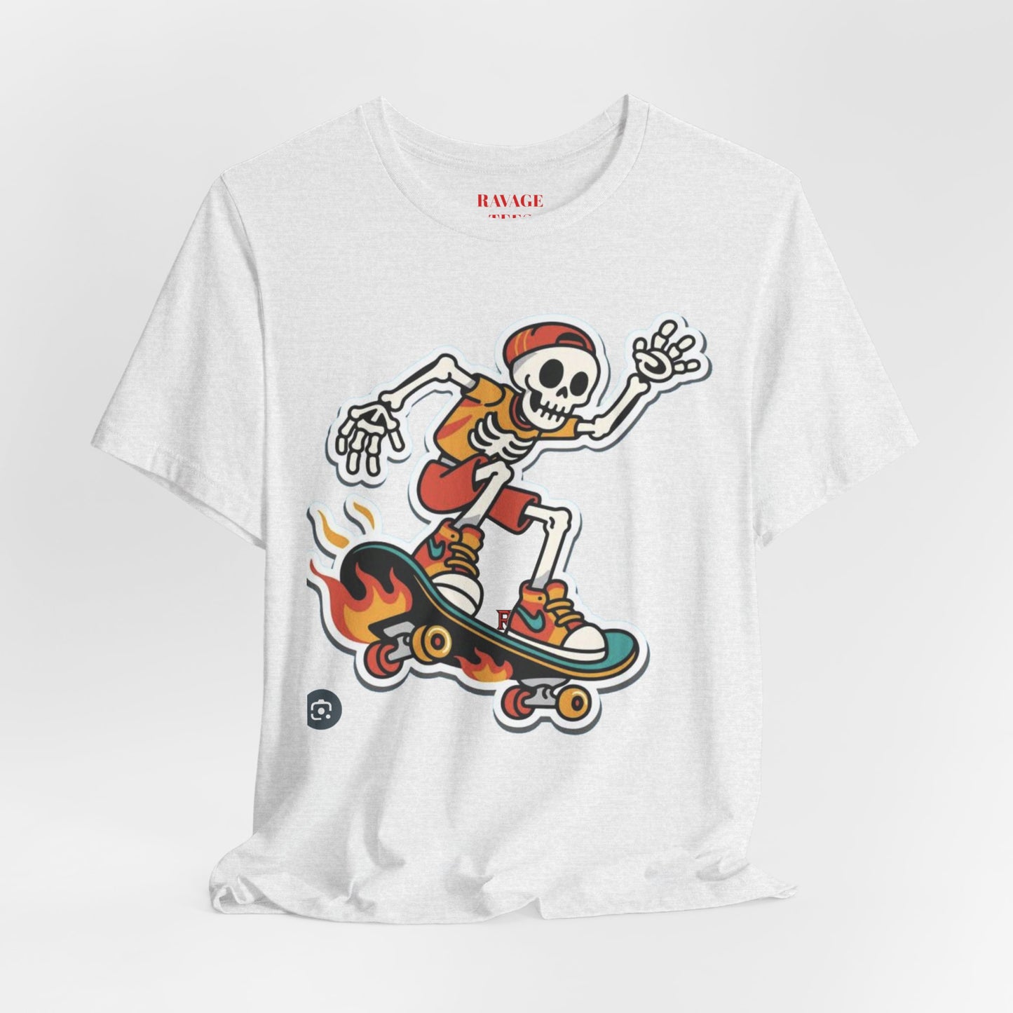 Skateboard Skeleton Tee