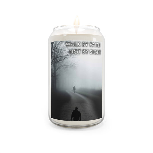 WALK BY FAITH NOT BY SIGHT - Scented Soy Candle - Inspirational 'Walk by Faith, Not by Sight', Aromatherapy for Relaxation, Gift for Home Decor, Spiritual [...]