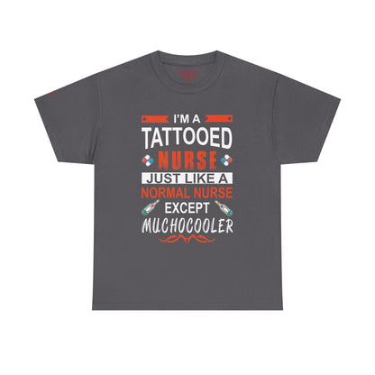 Tattooed Nurse Tee - Unisex Cotton Shirt for Nurse Appreciation, Medical Humor Tee, Fun [...]