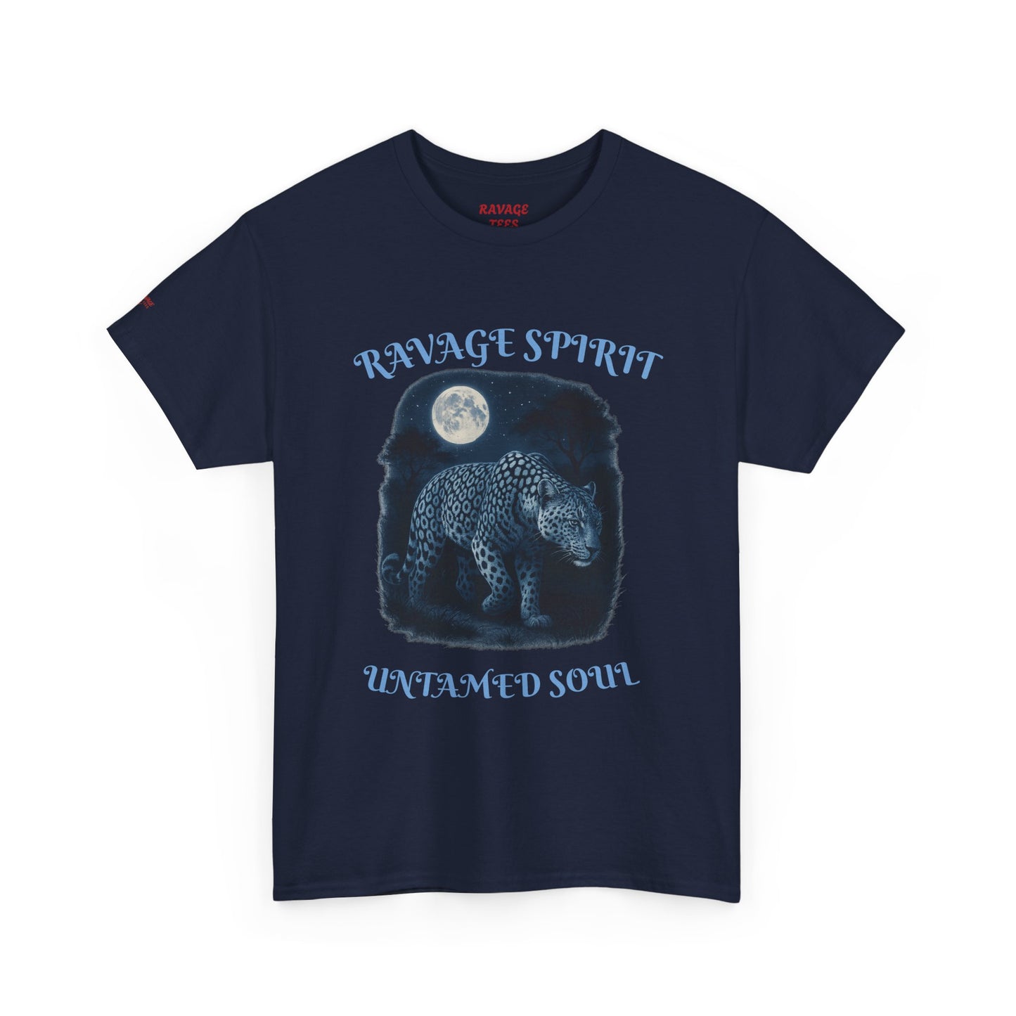 Ravage Spirit Vintage Leopard Moon Tee