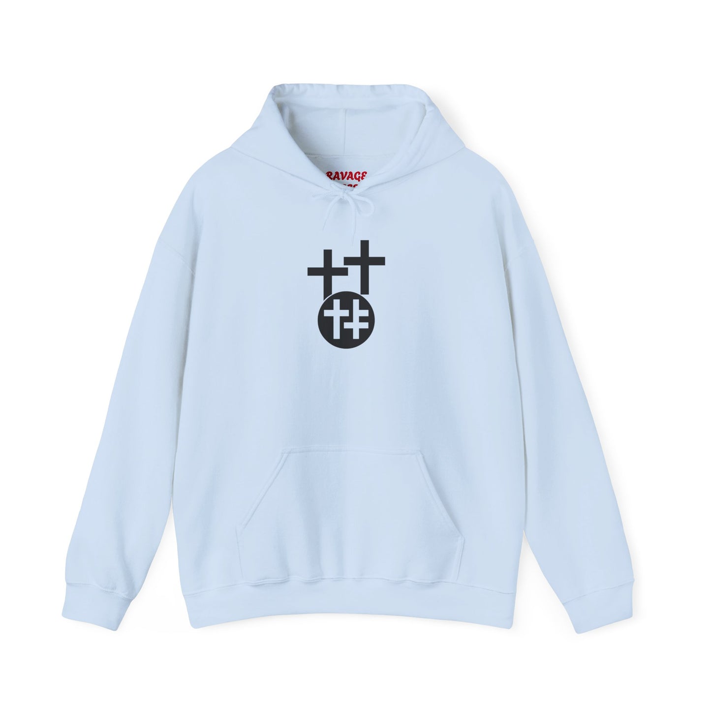 Calvary Cross Unisex Hoodie – Faith-Based Apparel, Christian Symbol Tee, Everyday Casual Wear, Inspirational Gift