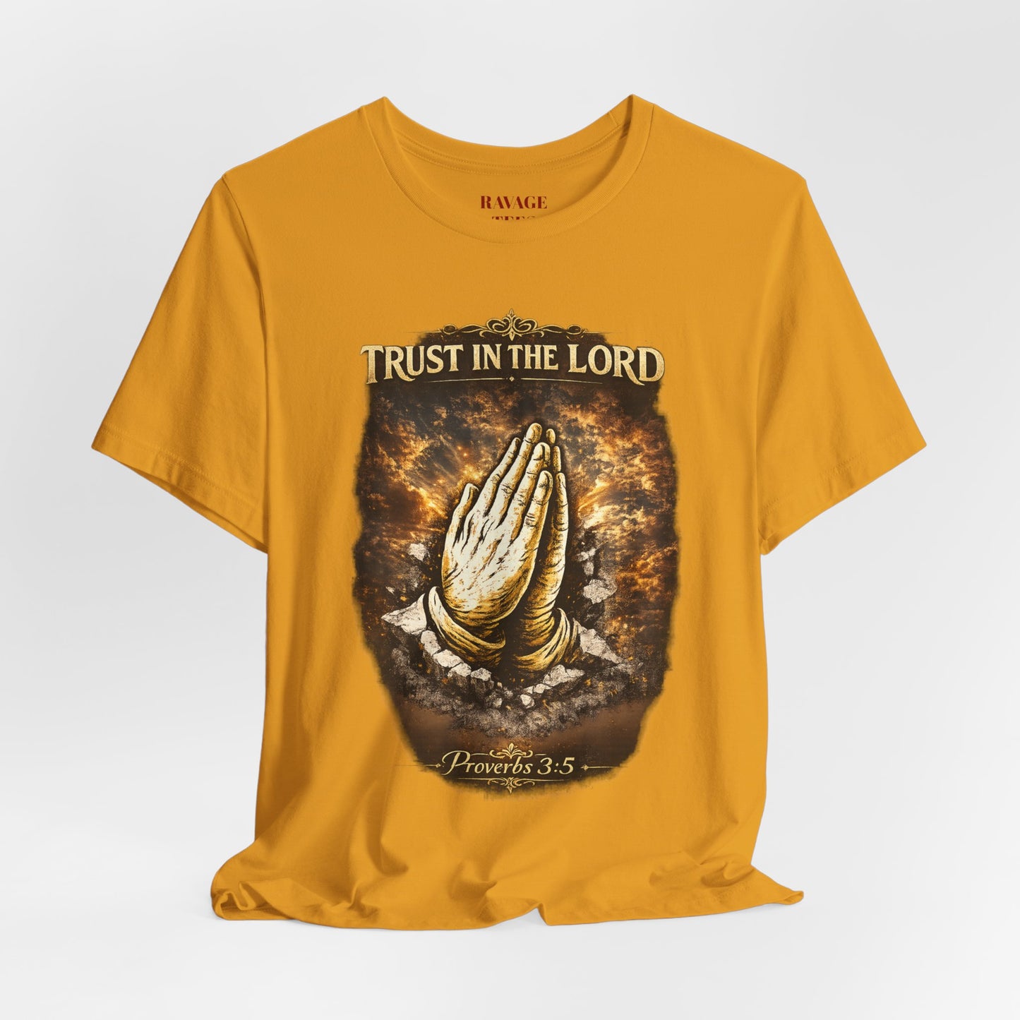 Trust in the Lord Praying Hands Tee (Proverbs 3:5)