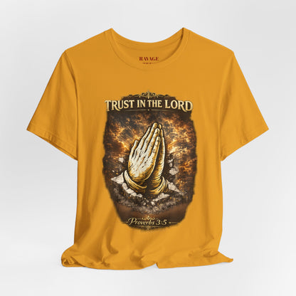 Trust in the Lord Praying Hands Tee (Proverbs 3:5)
