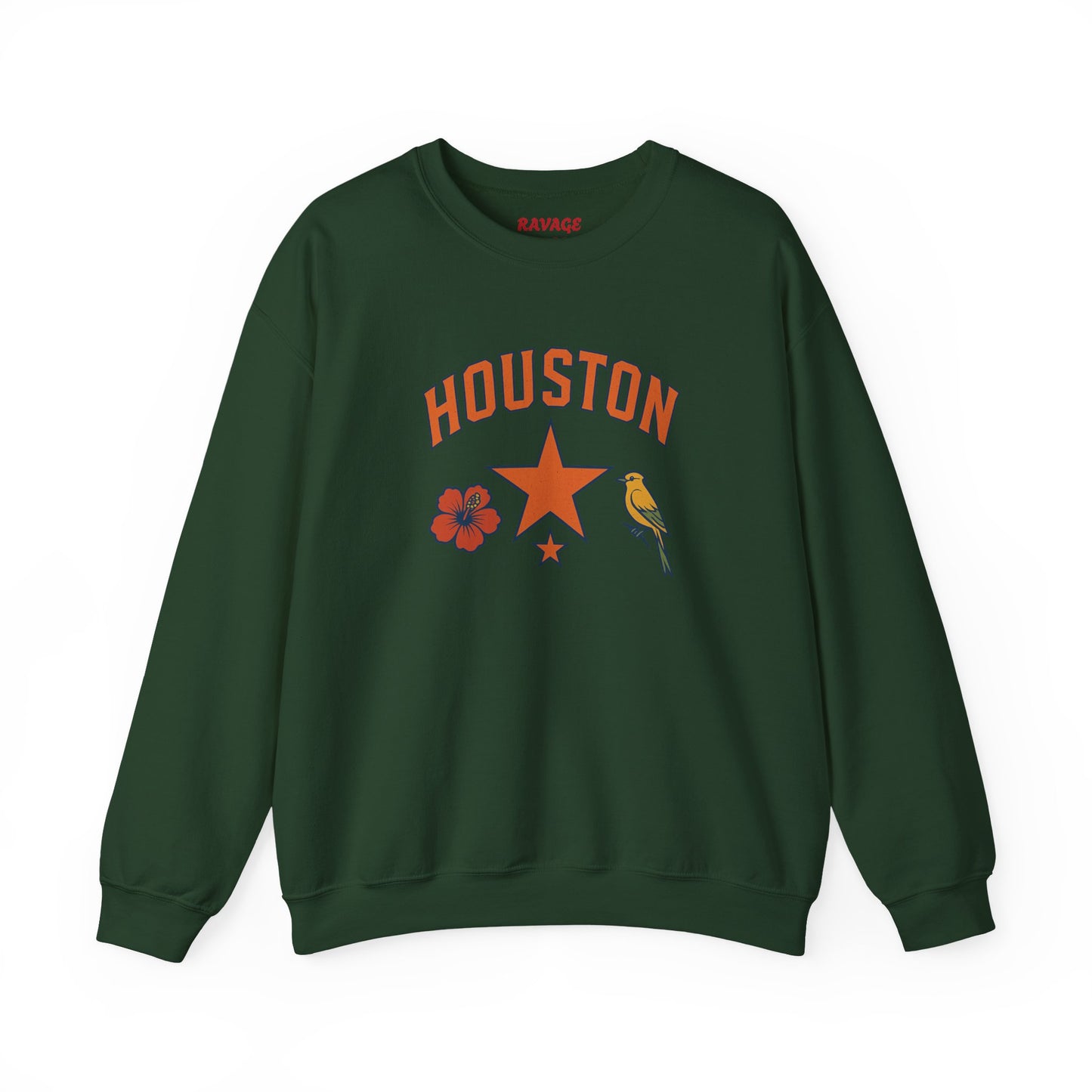 RAVAGE Houston(H-Town) Vibe Unisex Crewneck Sweatshirt