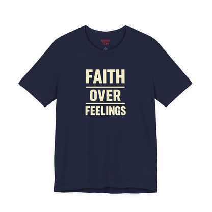 Faith Over Feelings Tee - Inspiring Unisex Short Sleeve Shirt for Everyday Comfort, Motivational Gift, Casual Wear, Spiritual Apparel, [...]