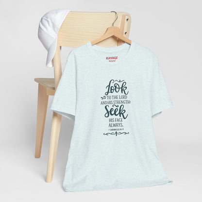 Seek His Guidance Tee: Inspirational Faith Quote Unisex T-Shirt