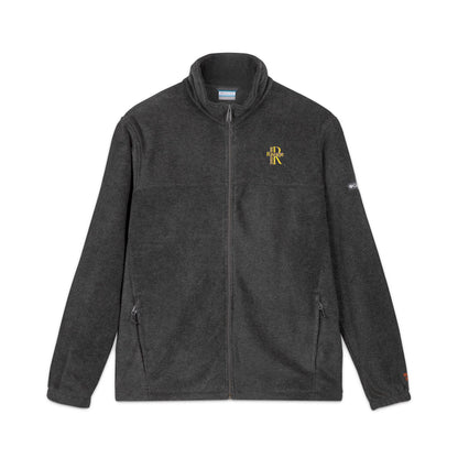 Ravage Charcoal Fleece Jacket — Gold Embroidered Logo