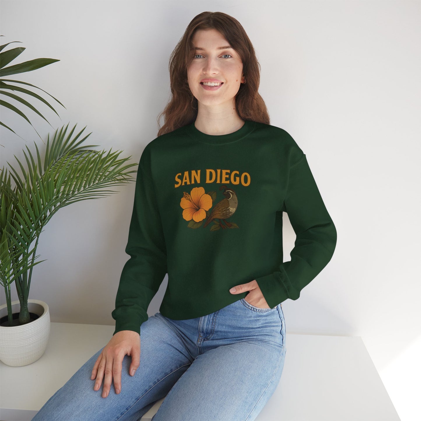 RAVAGE San Diego City Vibe Unisex Crewneck Sweatshirt