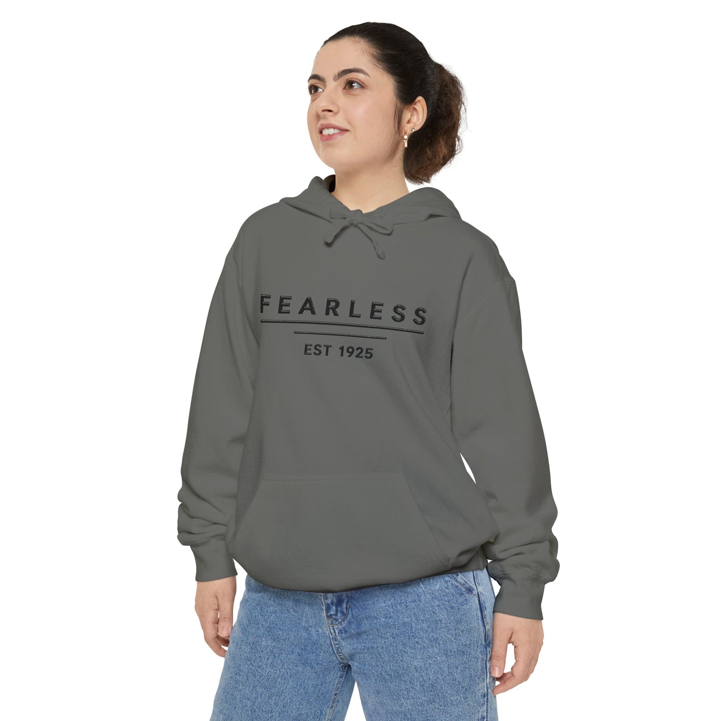 Embroidered Fearless Hoodie — 'FEARLESS EST 1925'