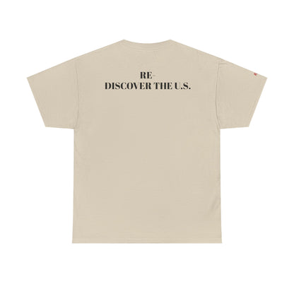 Re-Discover the U.S. Travel T-Shirt, Adventure Tee, USA Discovery Shirt