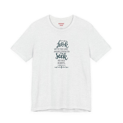 Seek His Guidance Tee: Inspirational Faith Quote Unisex T-Shirt