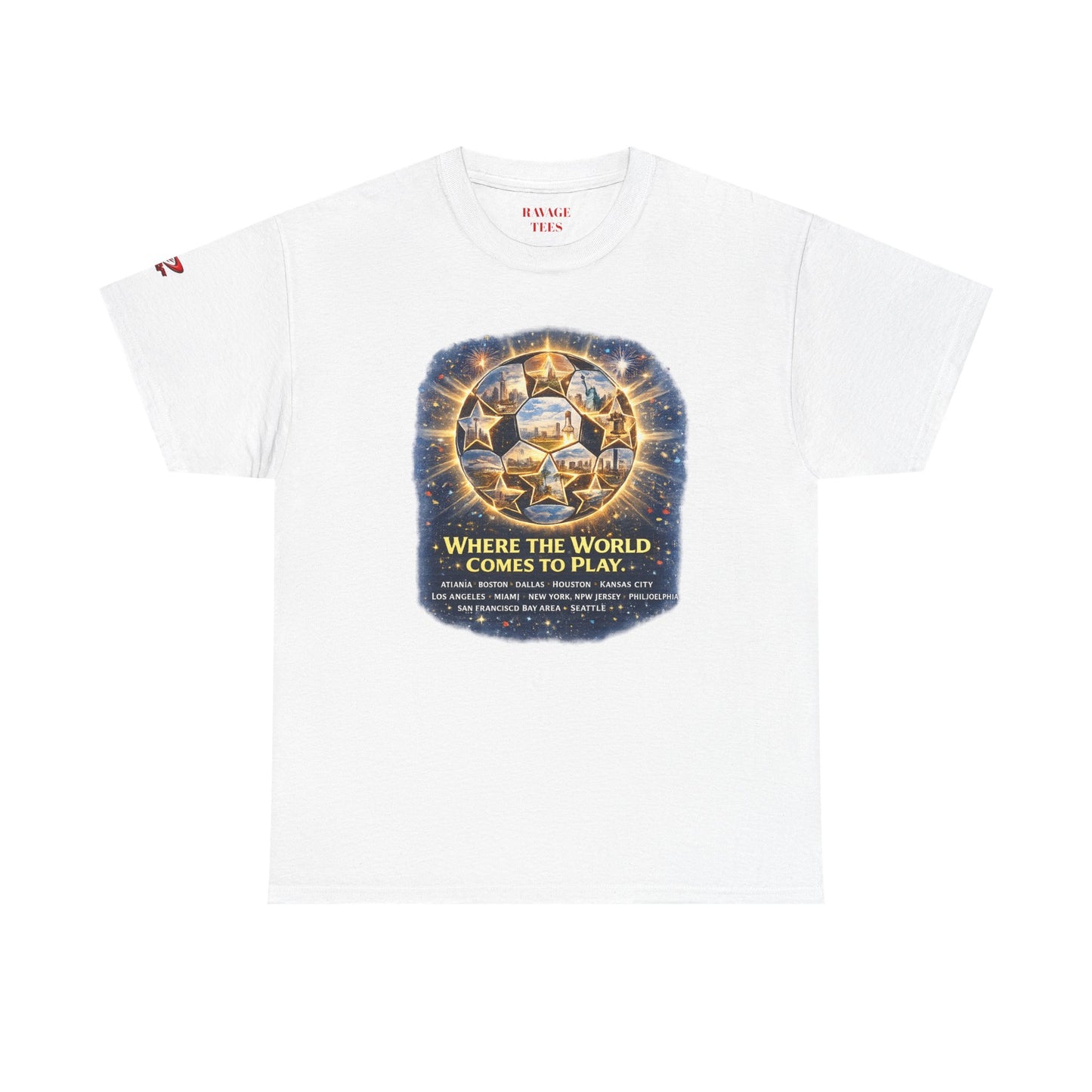 World Cup 2022 T-Shirt — "Where the World Comes to Play"