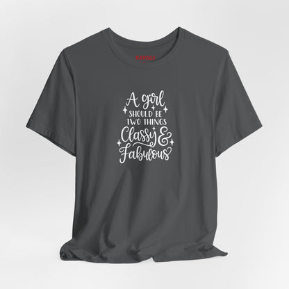 "Classy & Fabulous" Graphic Tee | Women's Fashion T-Shirt