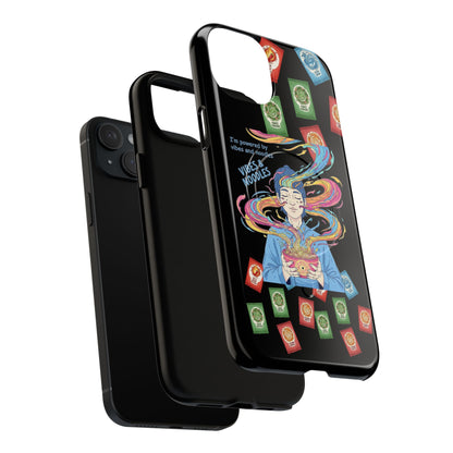 Noodle Lover Phone Case: Vibrant Cute Foodie Magnetic Anime Style