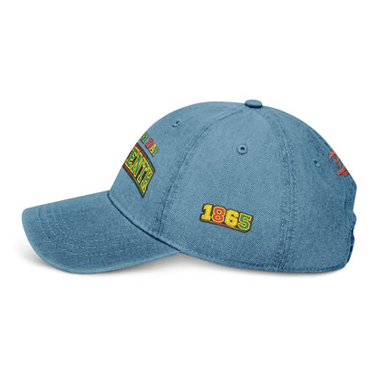 Juneteenth Freedom Day Embroidered Denim Hat