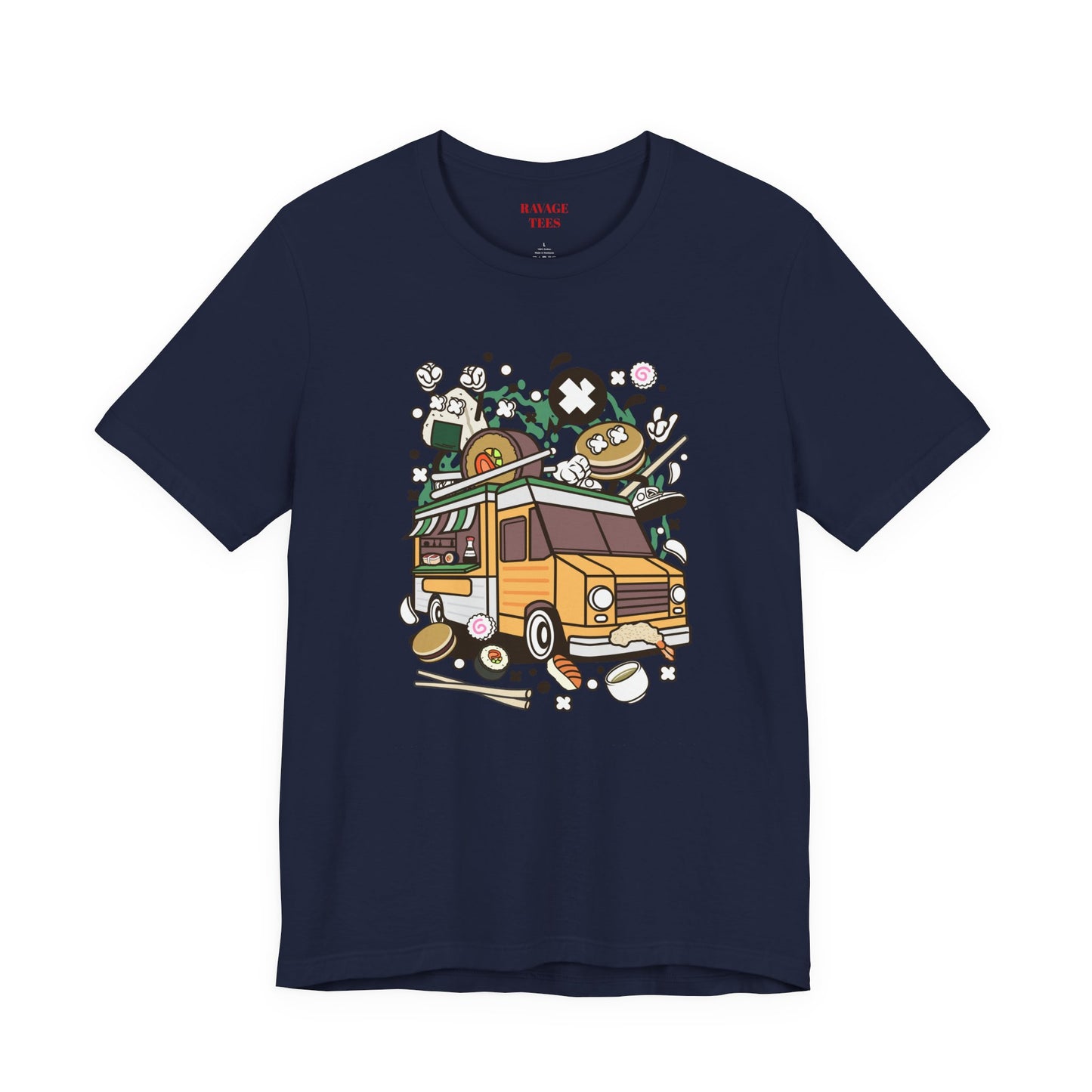 Cute Vintage Street Food Van Tee