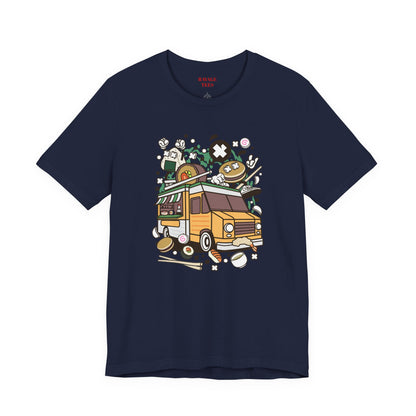 Cute Vintage Street Food Van Tee