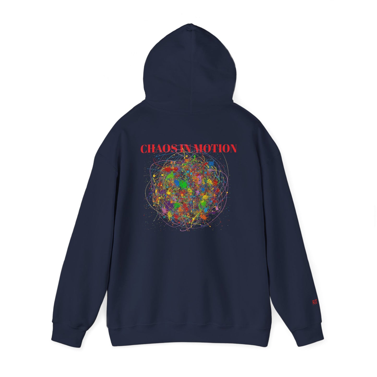 Unisex Heavy Blend™ Hooded Sweatshirt - Chaos Marathon Design, Cozy Gift for Fitness Lovers, Colorful Workout Hoodie, Comfortable [...]