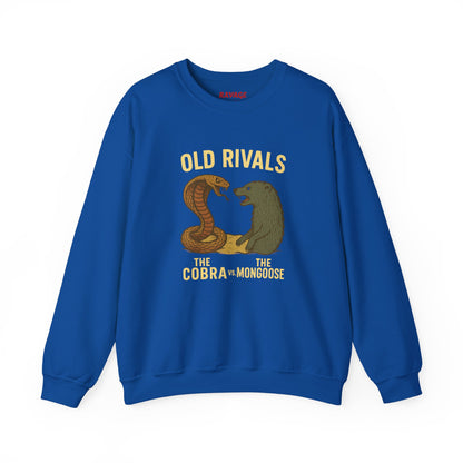 Combat Crewneck Sweatshirt | Old Rivals Cobra vs Mongoose Sweatshirt | Unisex Holiday Gift | Cozy Casual Wear | Perfect for Fans