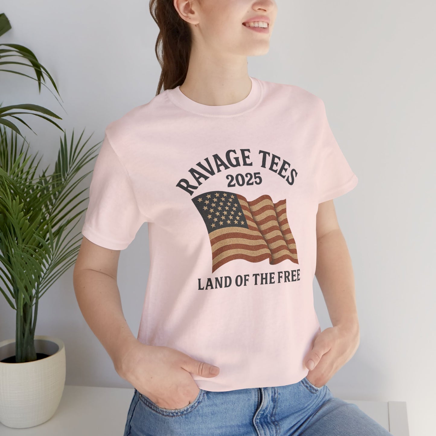 RaVage Vintage Tee: "Land of the Free"