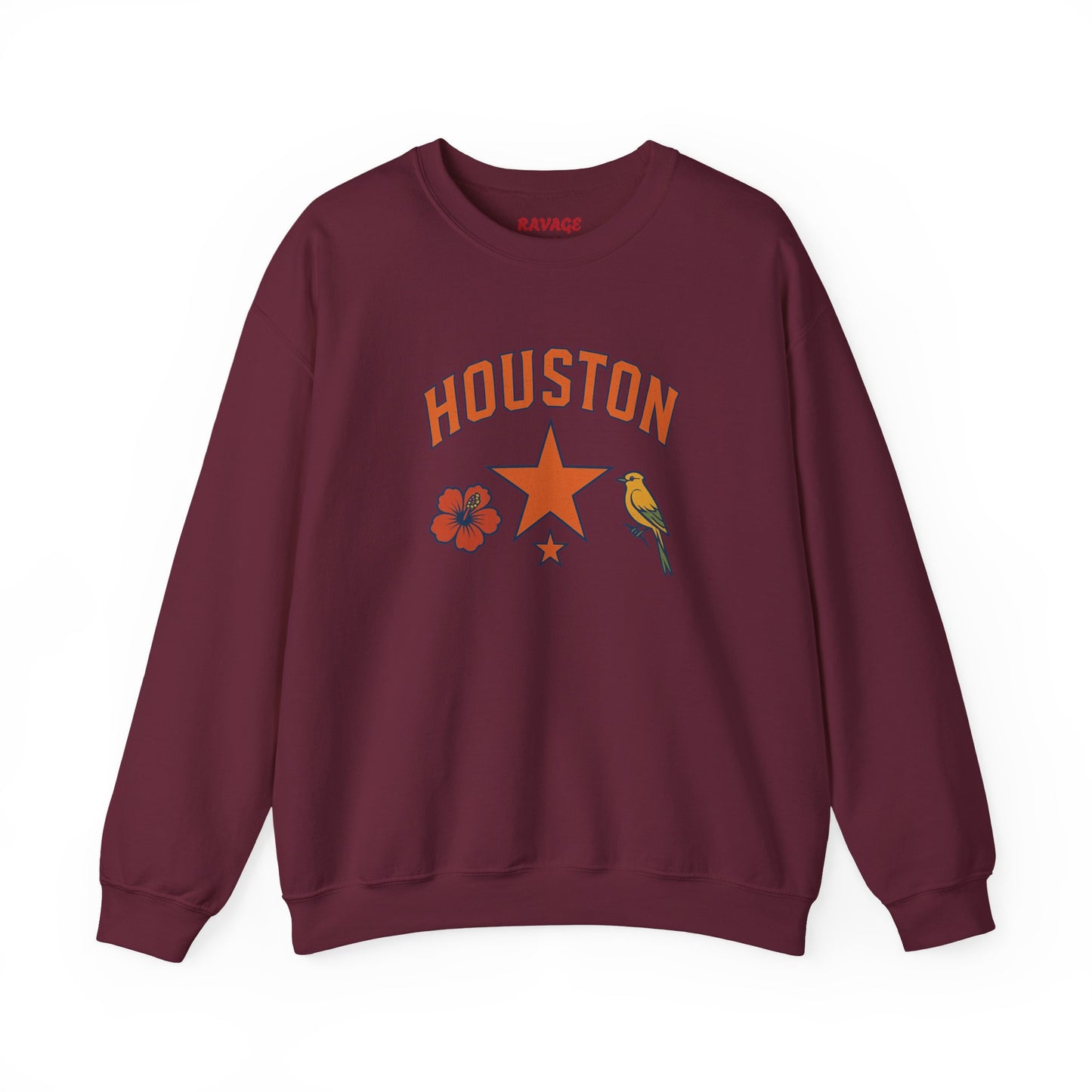 RAVAGE Houston(H-Town) Vibe Unisex Crewneck Sweatshirt