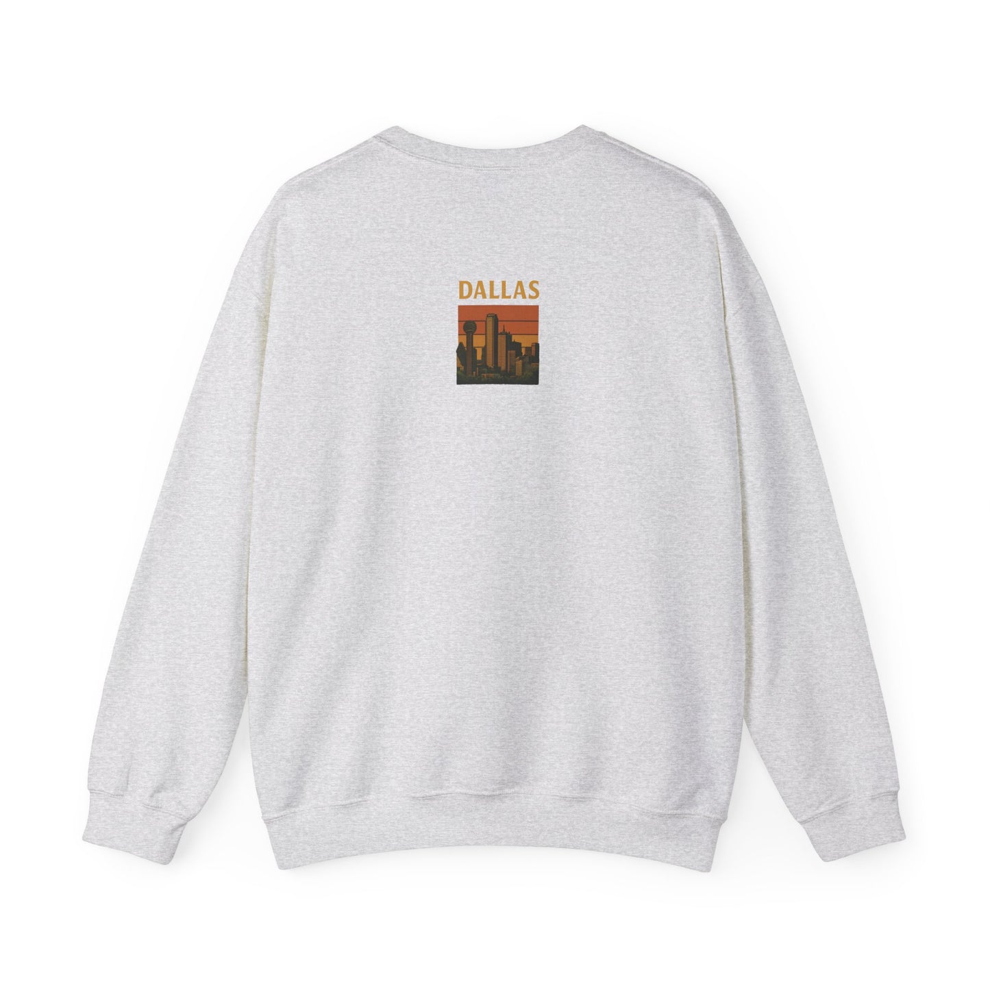 RAVAGE Dallas Vibe Unisex Crewneck Sweatshirt-Cozy Street Wear