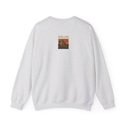 RAVAGE Dallas Vibe Unisex Crewneck Sweatshirt-Cozy Street Wear