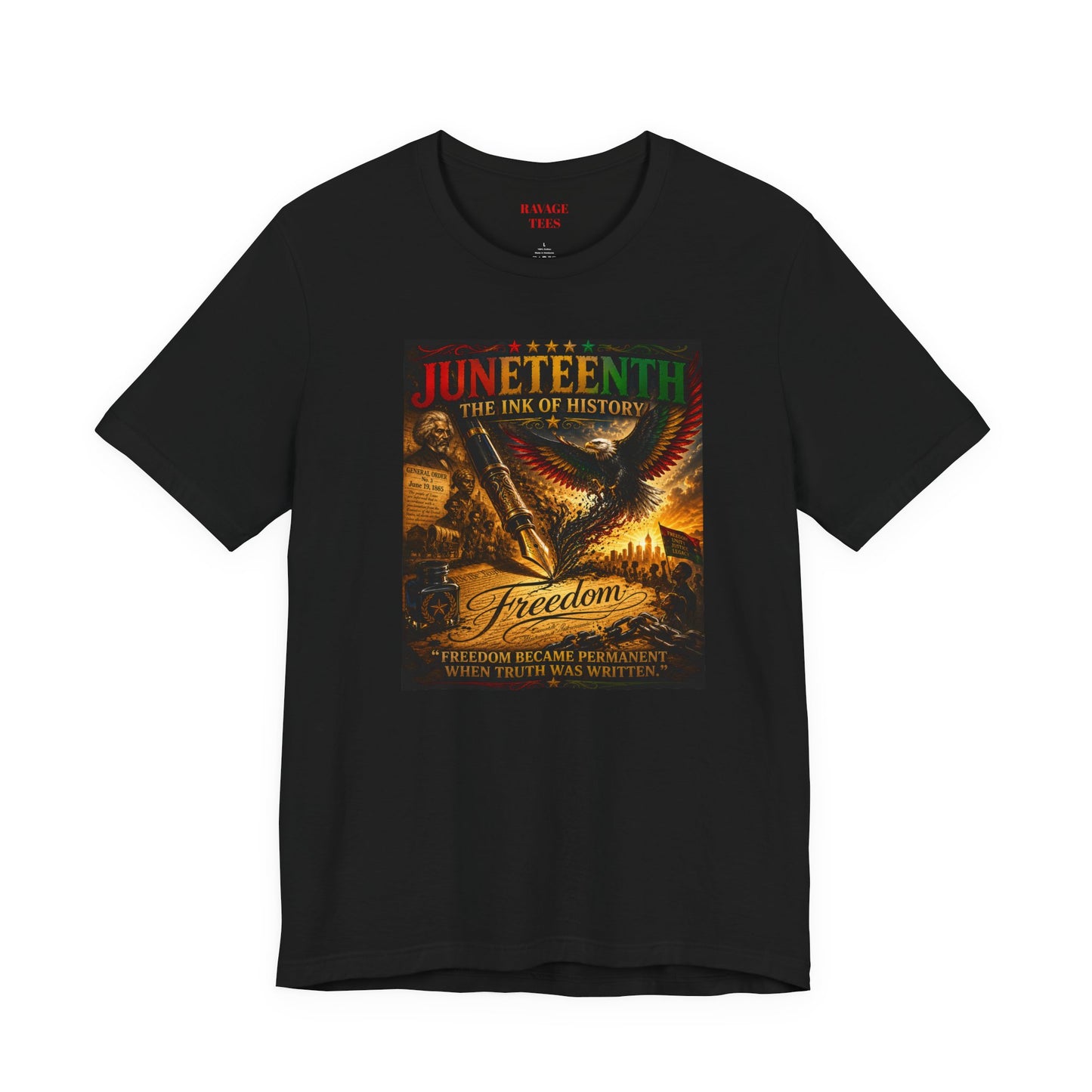 Juneteenth — Juneteenth The Ink of History Graphic Tee